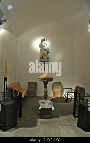 Kirche Sant Sadurní in der Roca del Vallès in der Region Vallès Orientalische Provinz Barcelona,Katalonien,Spanien Stockfoto