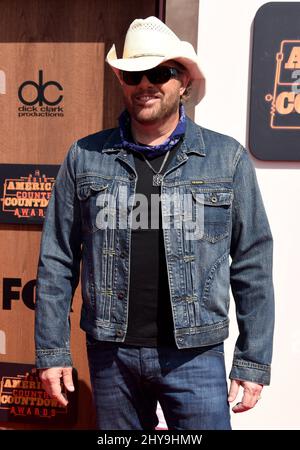 Toby Keith bei den American Country Countdown Awards 2016 im Forum in Los Angeles, USA. Stockfoto