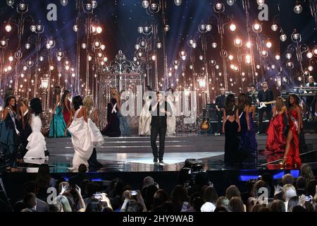 Chris Young während der Miss USA Pageant T-Mobile Arena 2016 Stockfoto