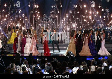 Chris Young während der Miss USA Pageant T-Mobile Arena 2016 Stockfoto