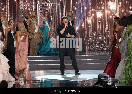 Chris Young während der Miss USA Pageant T-Mobile Arena 2016 Stockfoto