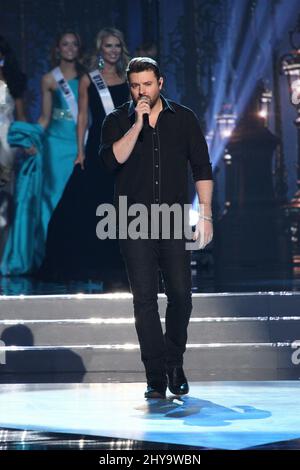 Chris Young während der Miss USA Pageant T-Mobile Arena 2016 Stockfoto