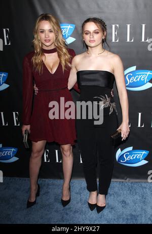 Hunter King und Joey King nehmen an der Elle-Veranstaltung „Women in Comedy“ im HYDE Sunset Teil: Küche + Cocktails Stockfoto