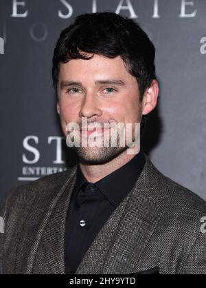 Ben Hollingsworth bei der Premiere von „Free State of Jones“ in Los Angeles. Stockfoto