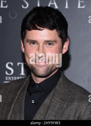 Ben Hollingsworth bei der Premiere von „Free State of Jones“ in Los Angeles. Stockfoto