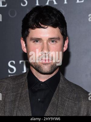 Ben Hollingsworth bei der Premiere von „Free State of Jones“ in Los Angeles. Stockfoto