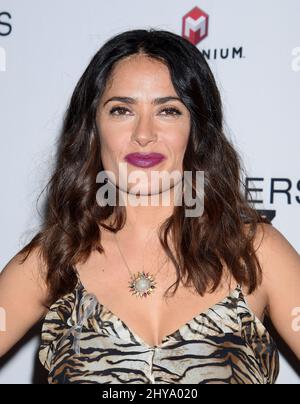 Salma Hayek bei der Premiere von „Septembers of Shiraz“ in Los Angeles. Stockfoto