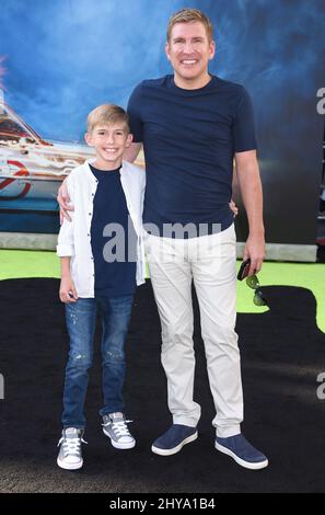 Todd Chrisley und Grayson Chrisley bei der Premiere von „Ghostbusters“ in Los Angeles im TCL Chinese Theatre Stockfoto