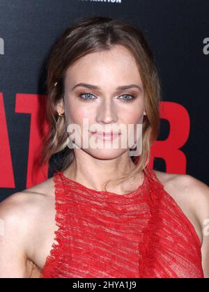 Diane Kruger bei der Premiere des Infiltrators in New York. Stockfoto