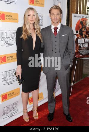 Chad Michael Murray, Sarah Roemer bei der Los Angeles Premiere von „Outlaws and Angels“ im Ahrya Fine Arts Theatre Stockfoto