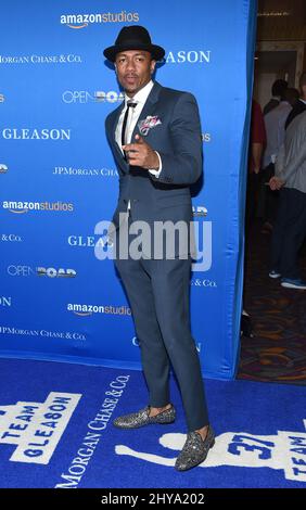 Nick Cannon bei der Premiere von „Gleason“ in Los Angeles im Regal Cinemas LA Live Stockfoto