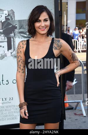 Scout Taylor Compton bei der Premiere von „Lights Out“ in Los Angeles Stockfoto