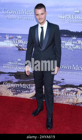 Nathan Keyes nimmt an der Pressetour des Hallmark Channel und der Hallmark Movies and Mysteries Summer 2016 der Fernsehkritik-Vereinigung Teil, die in einem Privathaus in Los Angeles, USA, stattfindet. Stockfoto