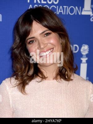 Mandy Moore nimmt am Grants Bankett der Hollywood Foreign Press Association Teil, das im Beverly Wilshire in Los Angeles, Kalifornien, abgehalten wird. Stockfoto