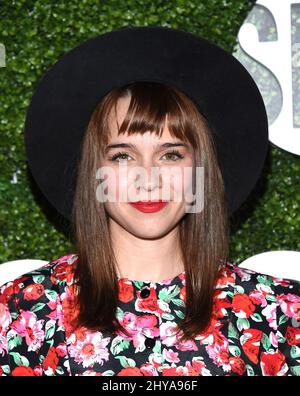 Renee Felice Smith kommt am Mittwoch, den 10. August 2016, zur Summer TCA CBS, CW, Showtime Party im Pacific Design Center in West Hollywood, Kalifornien, an. Stockfoto