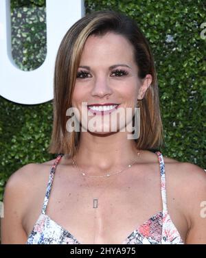 Melissa Claire Egan kommt am Mittwoch, den 10. August 2016, zur Summer TCA CBS, CW, Showtime Party im Pacific Design Center in West Hollywood, Kalifornien, an. Stockfoto