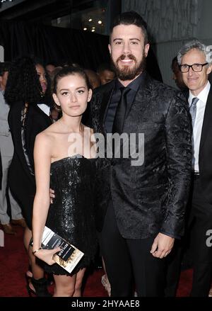 Toby Kebbell nimmt an der „Ben-Hur“-Premiere in Los Angeles Teil, die im TCL Chinese stattfand Stockfoto