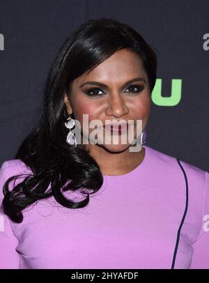 Mindy Kaling kommt zum Hulu PaleyFest 2016 Herbstvorschau 'The Mindy Project: Inside the Writers Room im Paley Center for Media, Los Angeles. Stockfoto