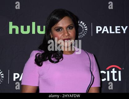 Mindy Kaling kommt zum Hulu PaleyFest 2016 Herbstvorschau 'The Mindy Project: Inside the Writers Room im Paley Center for Media, Los Angeles. Stockfoto