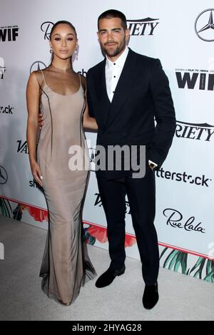 Cara Santana und Jesse Metcalfe nehmen an der Pre-Emmy-Veranstaltung von Variety and Women in Film im Gracias Madre Teil Stockfoto