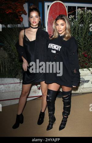 Barbara Palvin und Chantel Jeffries, die an der Teen Vogue teilnehmen, feiern die jährliche Young Hollywood-Ausgabe 14. im Reel Inn in Malibu, USA. Stockfoto