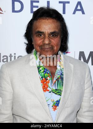 Johnny Mathis nimmt an der „Hollywood's Night Under the Stars“-Jubiläumsfeier zum 95.. Geburtstag Teil, die auf dem MPTF Wasserman Campus in Los Angeles, USA, stattfand. Stockfoto