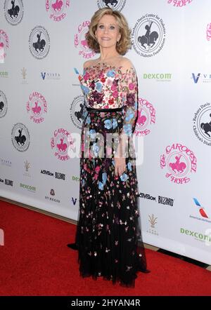 Jane Fonda kommt zum Carousel of Hope Ball 2016, das am 8.. Oktober 2016 im Beverly Hilton, Beverly Hills, Los Angeles, stattfand. Stockfoto