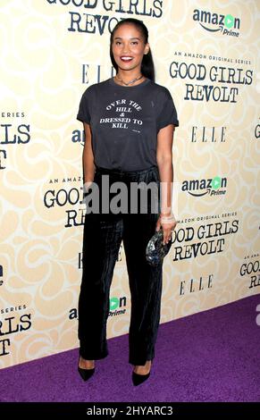 Joy Bryant Amazon Red Carpet Premiere der Original Drama-Serie „Good Girls Revolt“, die am 18. Oktober 2016 im Hearst Tower stattfand. Stockfoto