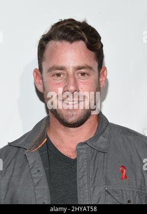 Jake Glaser nimmt an dem jährlichen Familienfestival „Zeit für Helden“ der Elizabeth Glaser Pediatric AIDS Foundation 27. in den Smashbox Studios Teil. Stockfoto