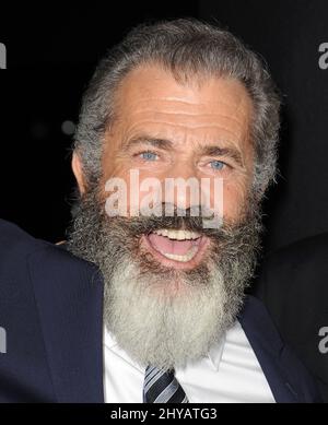 Mel Gibson bei der Premiere von 'Hacksaw Ridge' in Los Angeles Stockfoto