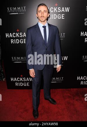 Benedict Hardie bei der Premiere von „Hacksaw Ridge“ in Los Angeles Stockfoto