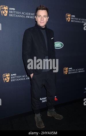 Ewan McGregor nahm an den British Academy Britannia Awards Teil, die im Beverly Hilton Hotel INL Los Angeles, USA, verliehen wurden. Stockfoto