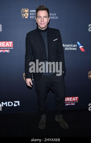 Ewan McGregor nahm an den British Academy Britannia Awards Teil, die im Beverly Hilton Hotel INL Los Angeles, USA, verliehen wurden. Stockfoto