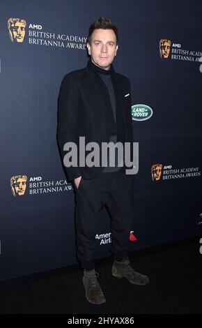 Ewan McGregor nahm an den British Academy Britannia Awards Teil, die im Beverly Hilton Hotel INL Los Angeles, USA, verliehen wurden. Stockfoto