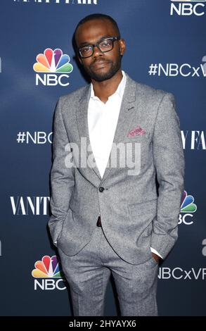 William Jackson Harper kommt bei der NBC an und Vanity Fair stoßen auf die TV-Saison 2016-2017 in Neuehouse Hollywood an Stockfoto