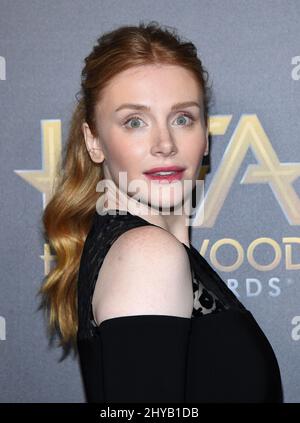 Bryce Dallas Howard nimmt an den jährlichen Hollywood Film Awards 20. im Beverly Hilton Hotel am Sonntag, den 6. November 2016, in Beverly Hills, Kalifornien, Teil. Stockfoto