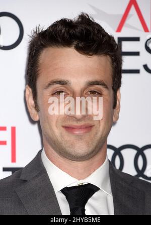 Justin Hurwitz bei der AFI Fest 2016-Vorführung von „La La Land“ in Los Angeles Stockfoto