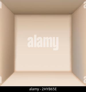 Box Draufsicht. Stock Vektor