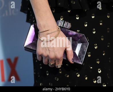 Alexis Bledel nimmt an der Premiere von „Gilmore Girls: A Year in the Life“ von Netflix im Regency Village Theatre Teil Stockfoto