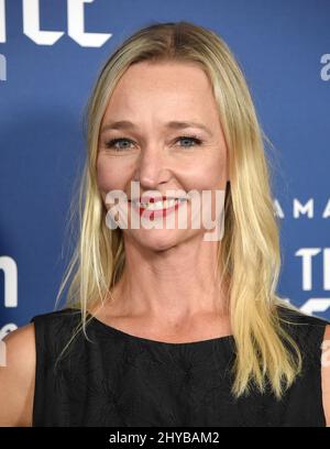 Kari Matchett nahm an der Premiere von „The man in the High Castle“ von Amazon Teil, die im Pacific Design Center stattfand Stockfoto