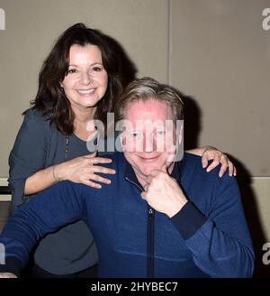 Caryn Richman und Dean Butler bei der Hollywood Show, bei der Fans ihre Lieblingsstars treffen, im Westin Los Angeles Airport Hotel Stockfoto