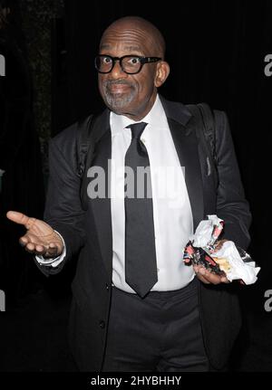 Al Roker verließ die Golden Globe After Party 2017 im Beverly Hilton Hotel Stockfoto