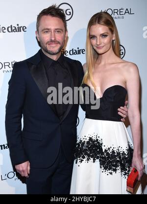 Chris Hardwick und Lydia Hearst nehmen an der jährlichen Image Makers-Veranstaltung 2. von Marie Claire im Catch LA Teil Stockfoto