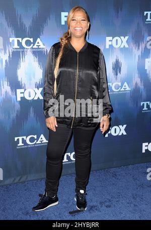 Queen Latifah nimmt an der FOX Winter TCA All Star Party 2017 im Langham Huntington Hotel Teil Stockfoto