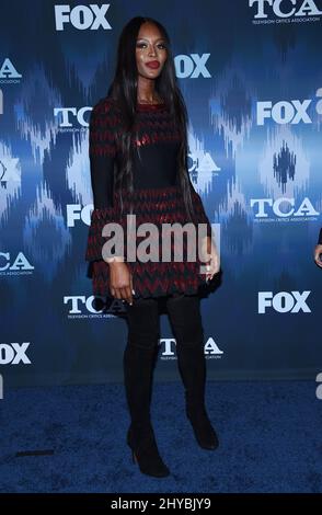 Naomi Campbell nimmt an der FOX Winter TCA All Star Party 2017 im Langham Huntington Hotel Teil Stockfoto