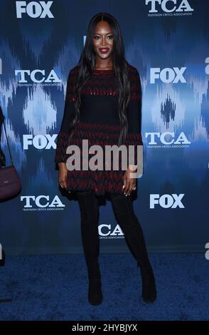 Naomi Campbell nimmt an der FOX Winter TCA All Star Party 2017 im Langham Huntington Hotel Teil Stockfoto