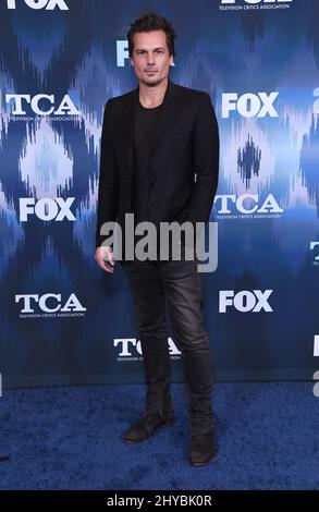 Len Wiseman nimmt an der FOX Winter TCA All Star Party 2017 im Langham Huntington Hotel Teil Stockfoto