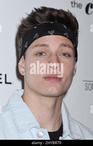 Matt Rife nimmt an der Premiere von „The Comedian“ in Los Angeles im Pacific Design Center Teil Stockfoto