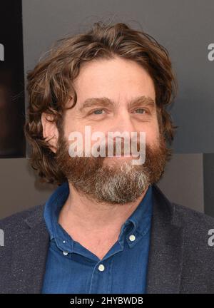 Zach Galifianakis beim Lego Batman Movie in Los Angeles Stockfoto