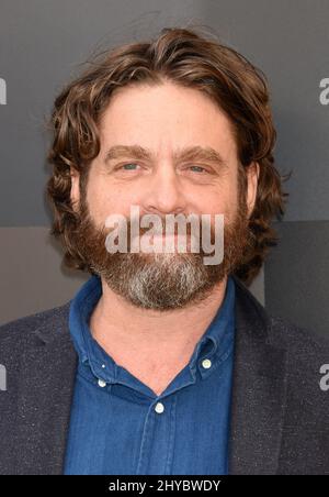 Zach Galifianakis beim Lego Batman Movie in Los Angeles Stockfoto